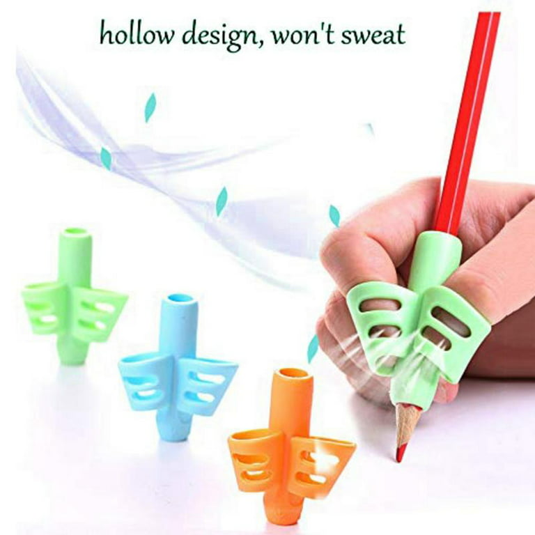 Pencil Soft Rubber Corrector Silicone Writing Aid Grip Posture Correction Tool